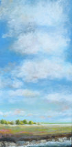 "Deichufer", Acrylmischtechnik, 50 x 100 cm